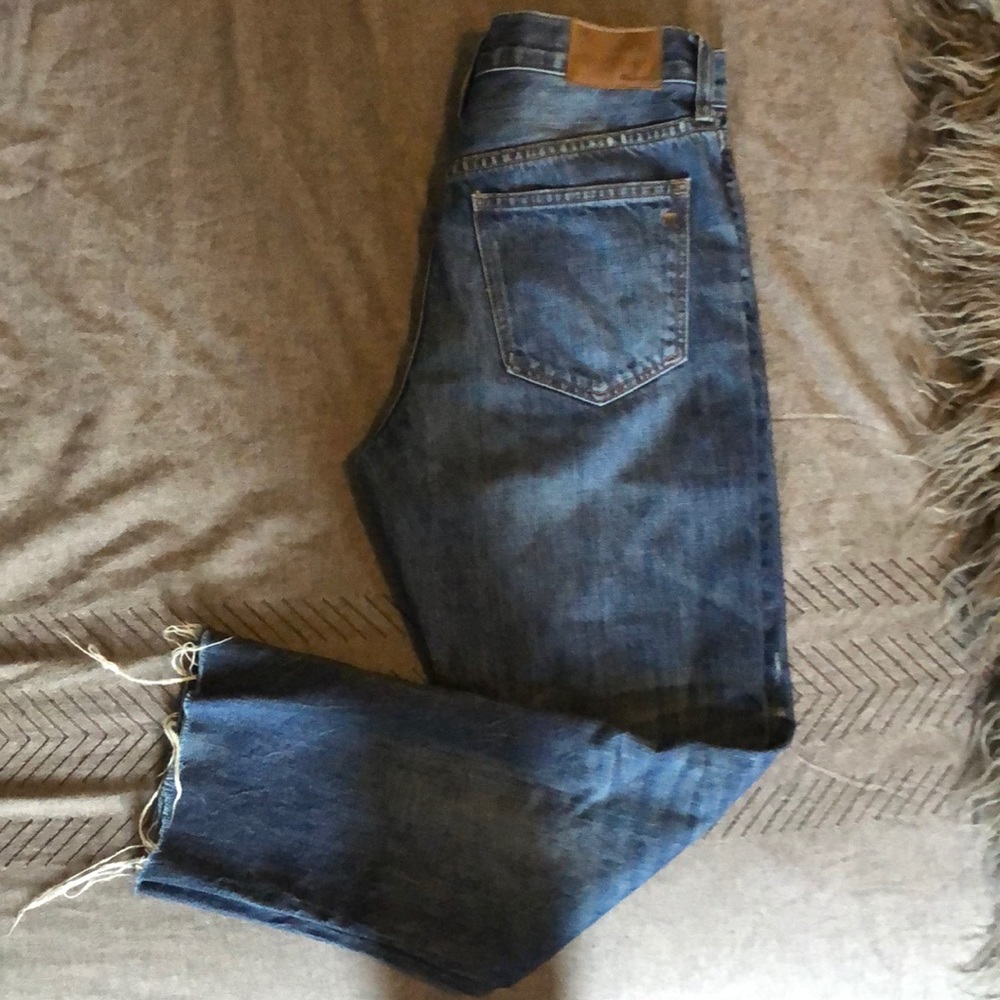 Madewell Straight Leg Crop Jeans!